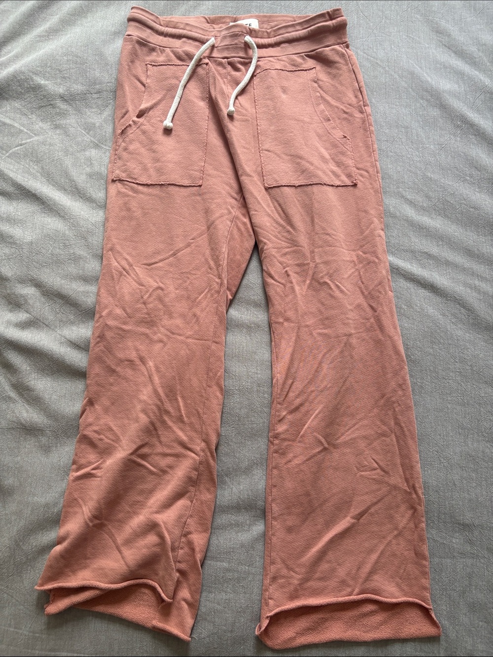 Women’s MATE the Label Dusty Rose Pull-On Lounge Pants with Drawstring